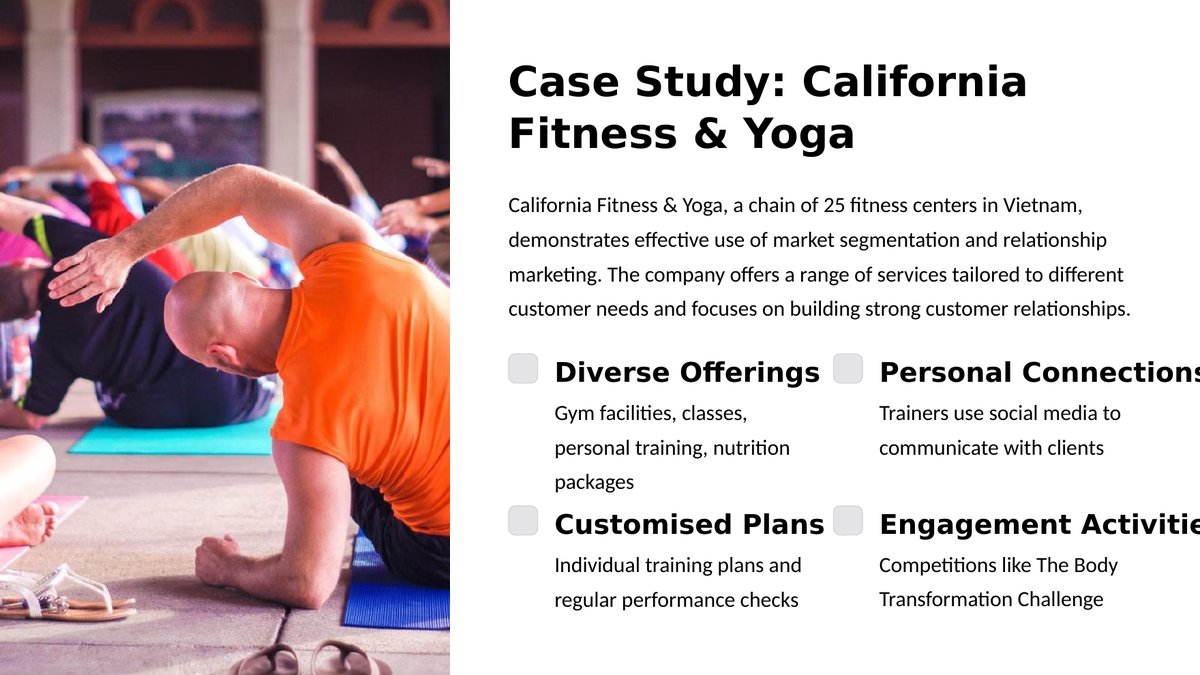 Slide from lesson 3.1 of Cambridge IGCSE Business 0264: Marketing and the Market